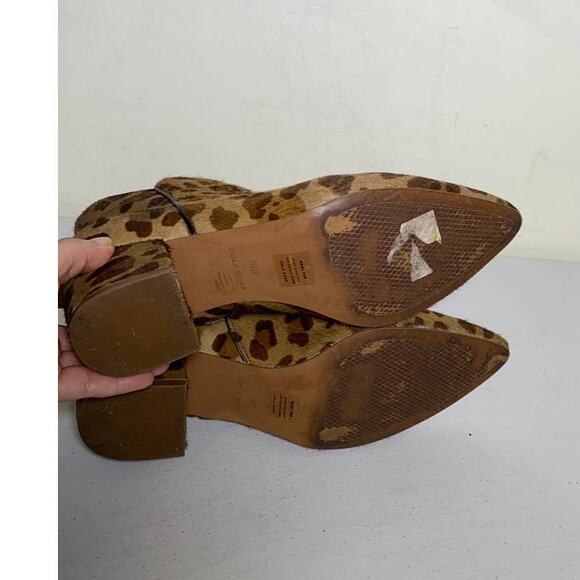 Cole Haan Fur animal print booties size 8.5B - Picture 5 of 8